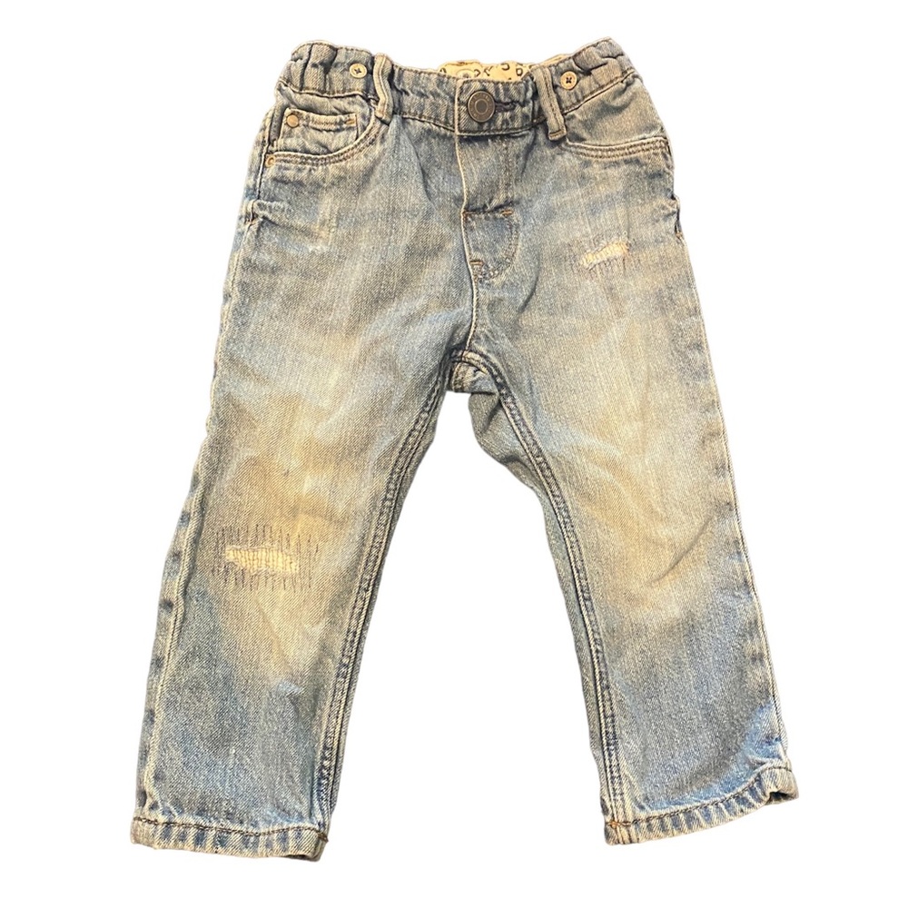 H&M 12-18 Mth Baby Boy Jeans with Ripped Detail